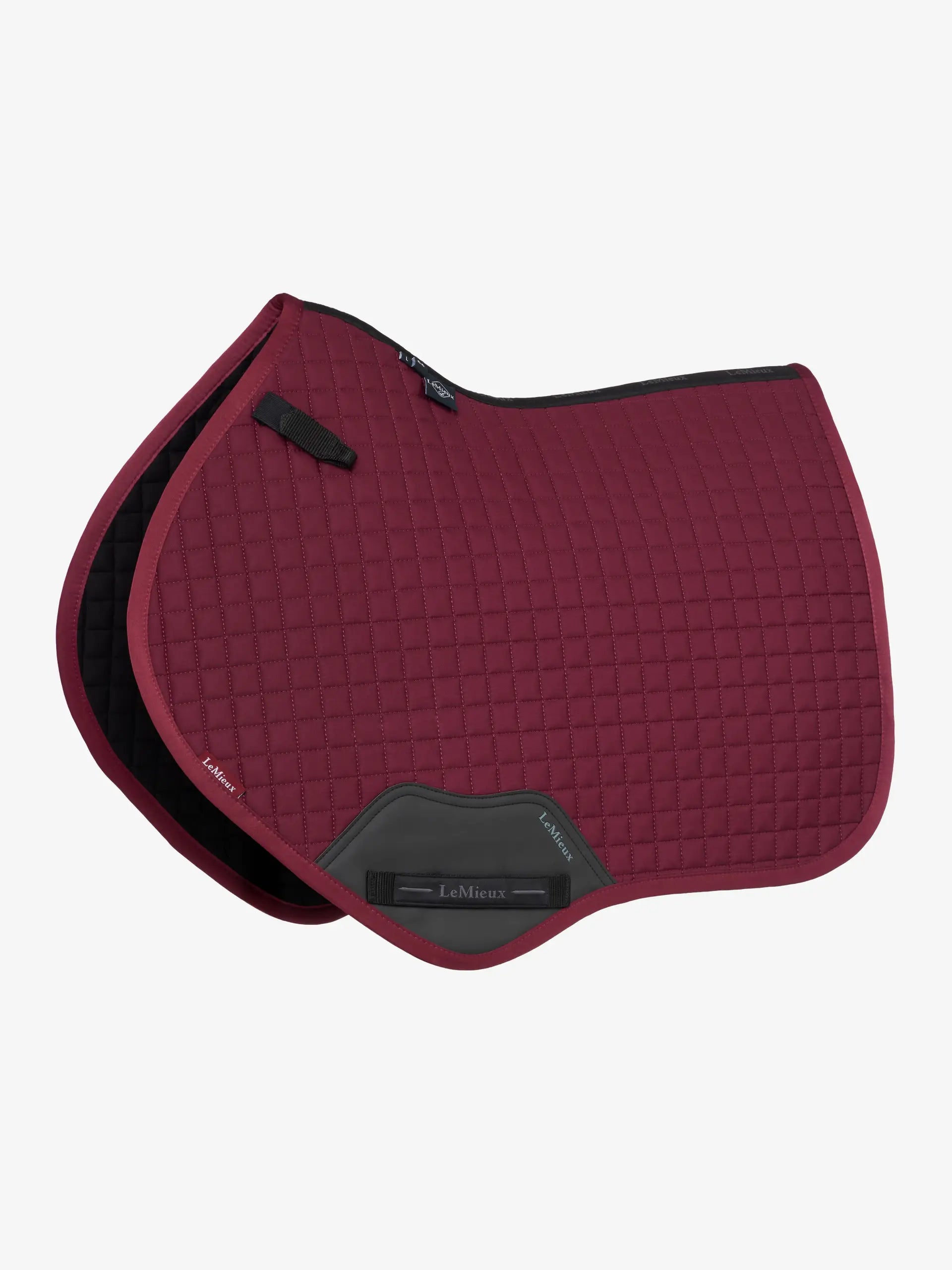 LeMieux Burgundy Close Contact Saddle Pad - Premium Equestrian Comfort & Style | Equiflair