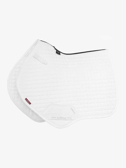 LeMieux White Close Contact Saddle Pad for Horse Riding | Equestrian Equipment