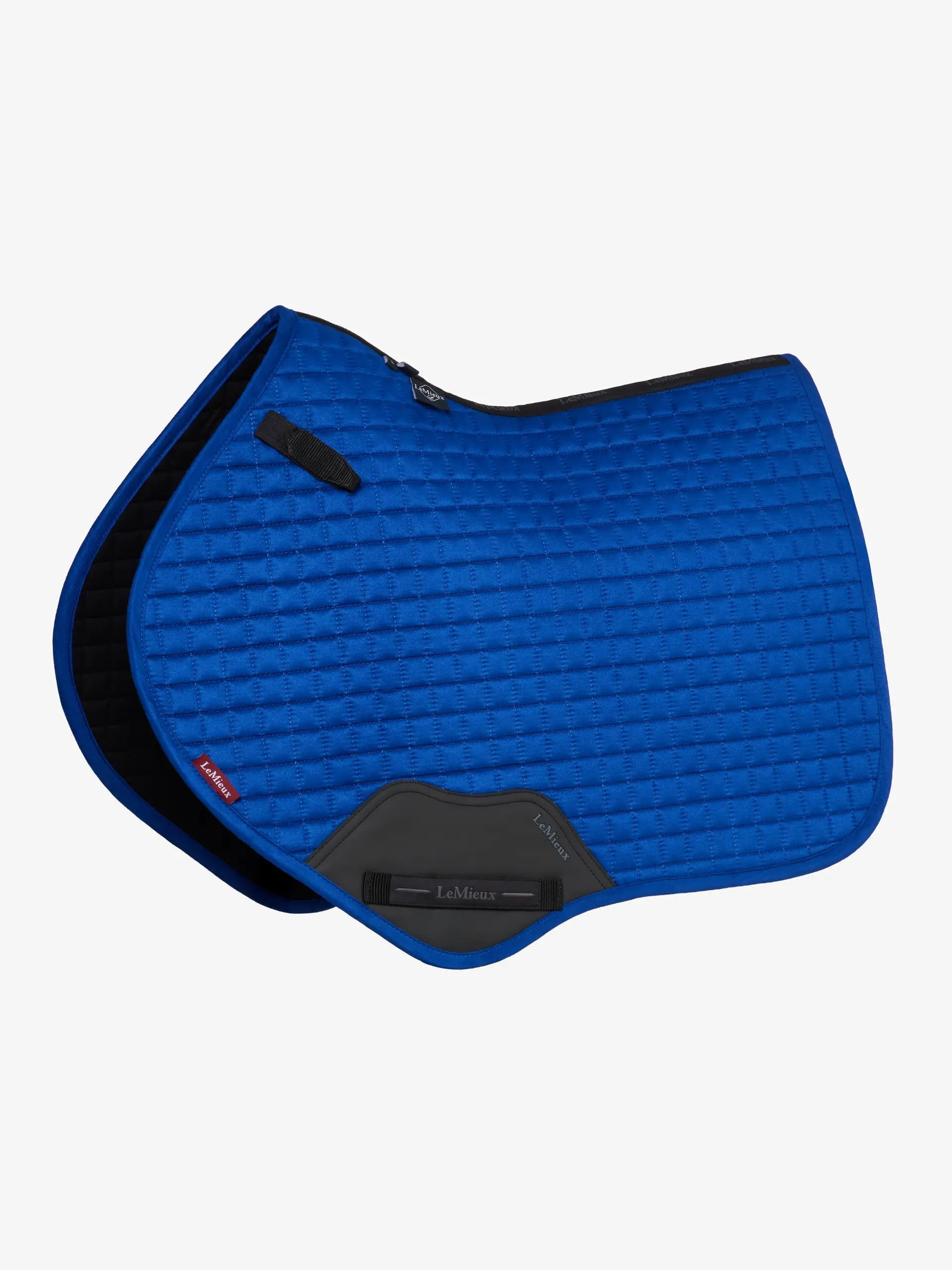 LeMieux Suede Close Contact Saddle Pad - Benetton Blue: Equestrian Comfort & Style