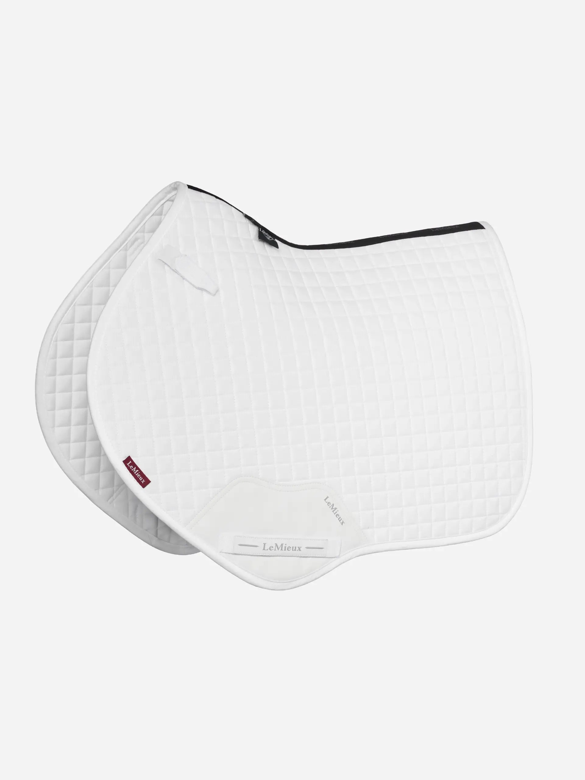 LeMieux White Suede Close Contact Horse Saddle Pad - Jumping Pad, Equestrian Gear