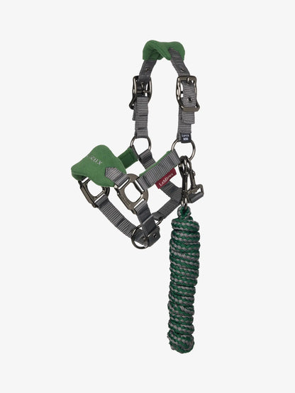 LEMIEUX Mini Vogue Headcollar & Leadrope Hunter Green for 11.2hh-13hh Ponies | Equestrian Pony Equipment