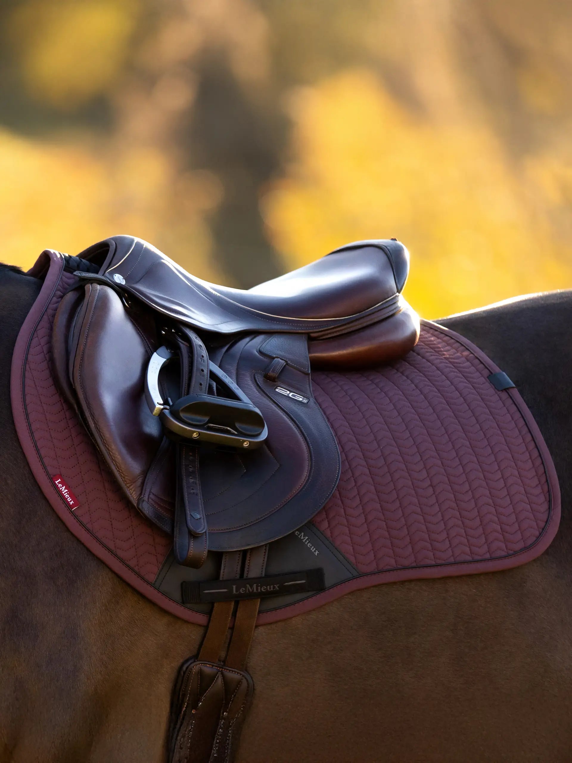 LeMieux Essence Eurojump Square Damson