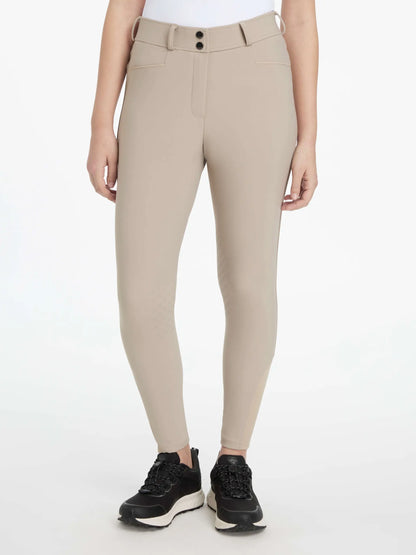 LEMIEUX ISABELLE Almond Knee Grip Breeches - Equestrian Riding Pants