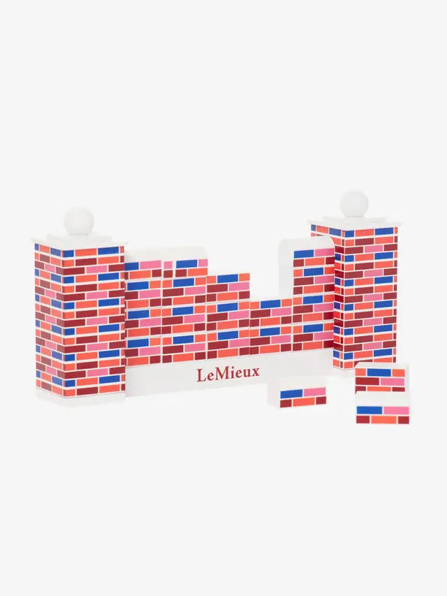 LeMieux Toy Pony Puissance Wall - Miniature Show Jumping Toy with Removable Bricks for Imaginary Play