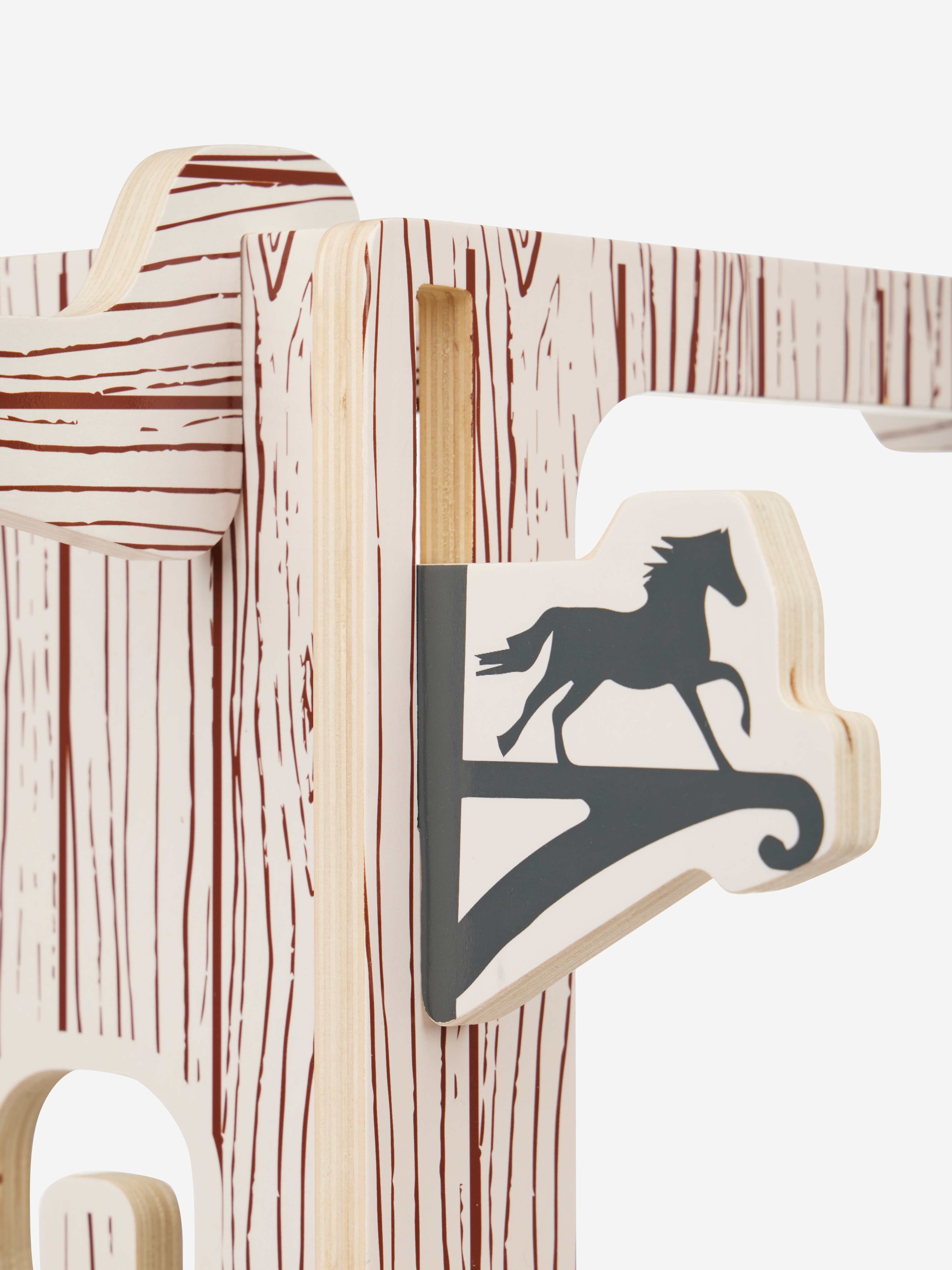 Toy Pony Stable Set Wooden One Size