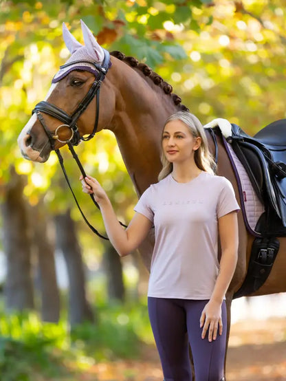 LEMIEUX Lilac Sports T-Shirt for Women Horse Riding | Equestrian Apparel