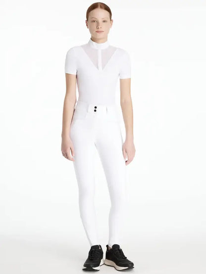 LeMieux Young Rider Izzy Knee Grip Breeches White