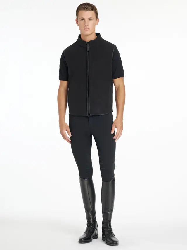 LeMieux Mens Fleece Gilet Black