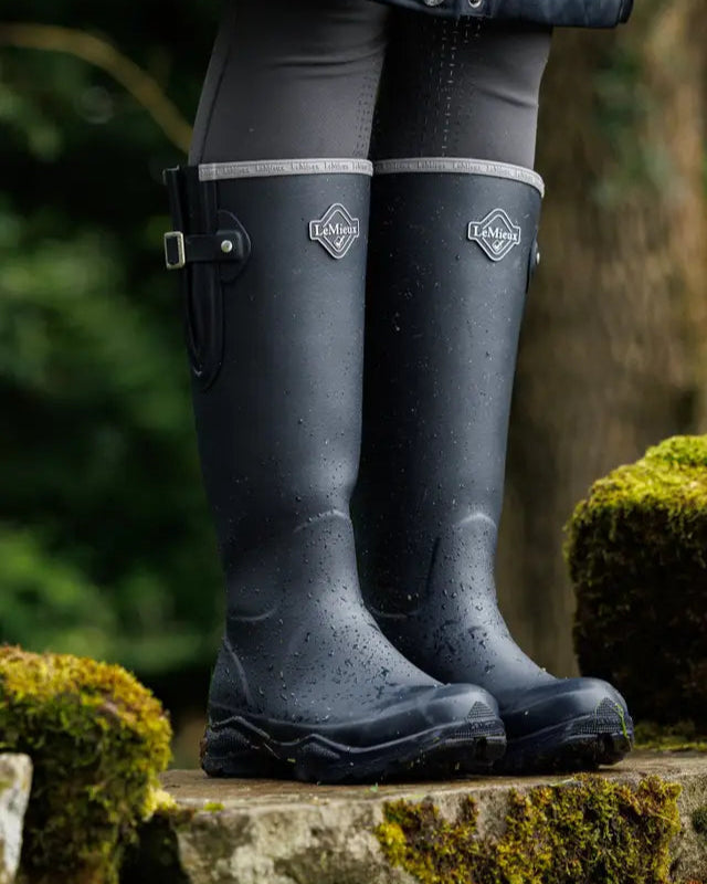 LeMieux Ultra Stride Wellington Boots Navy