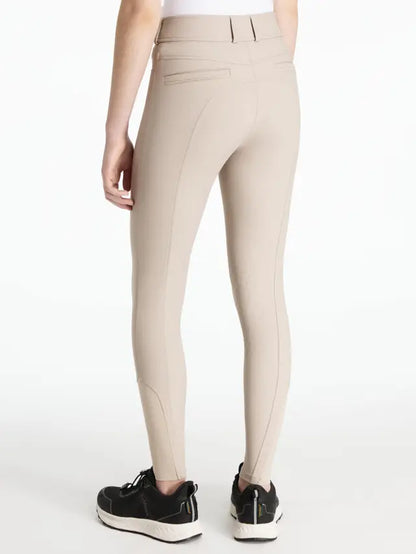 LeMieux Young Rider Izzy Knee Grip Breeches Almond