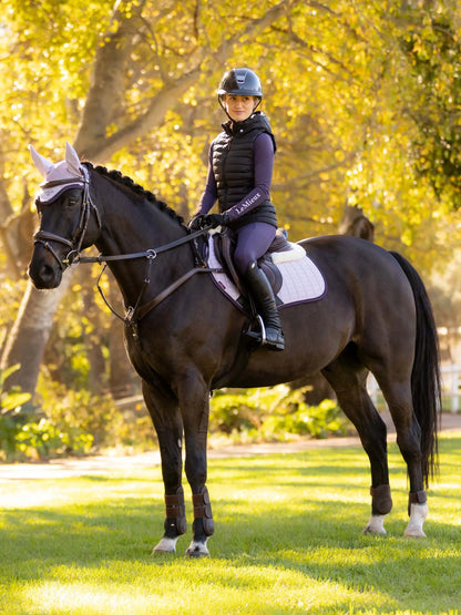 LeMieux Merino+ Suede Close Contact Square Lilac