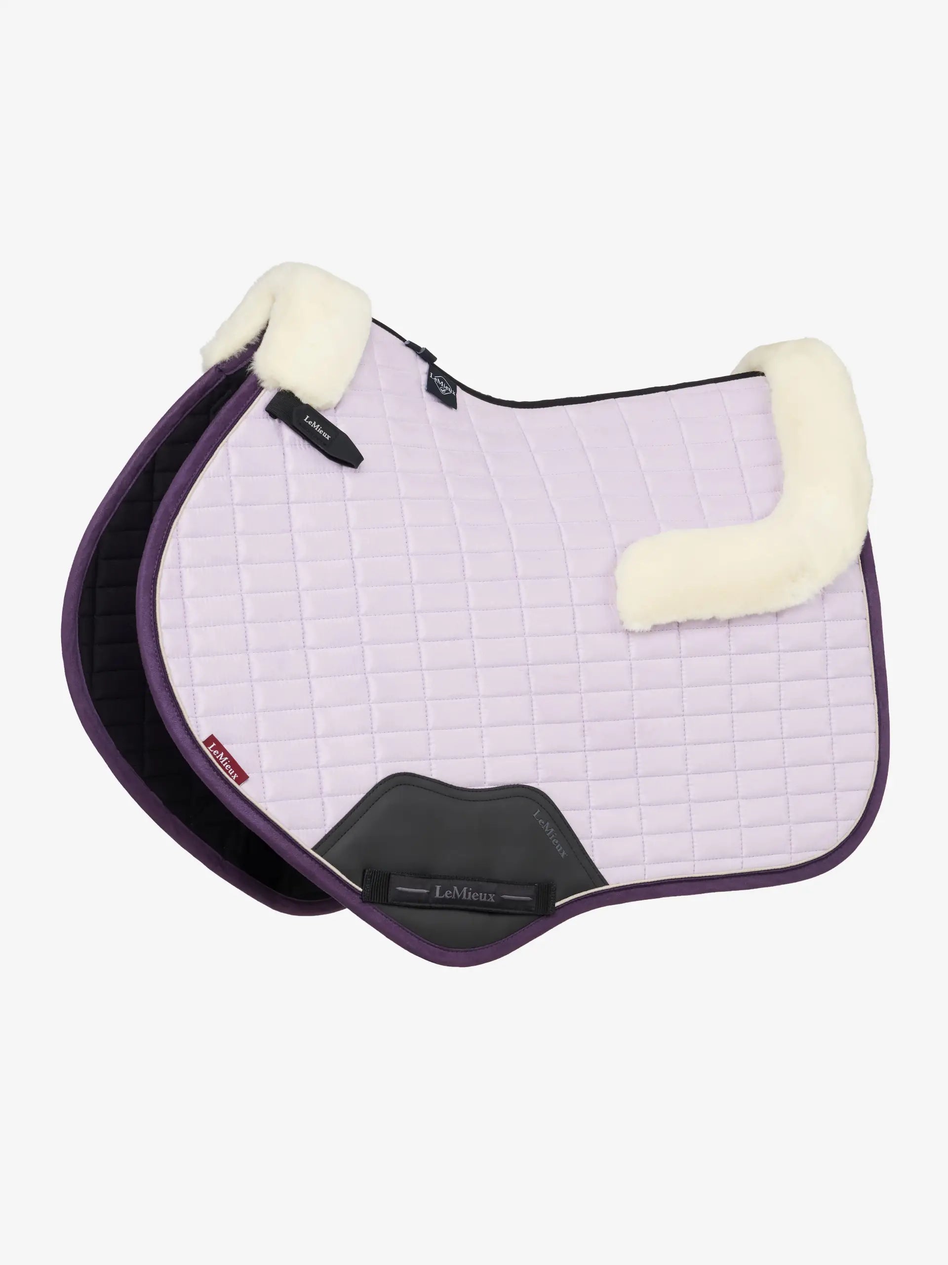 LeMieux Merino+ Suede Close Contact Square Lilac