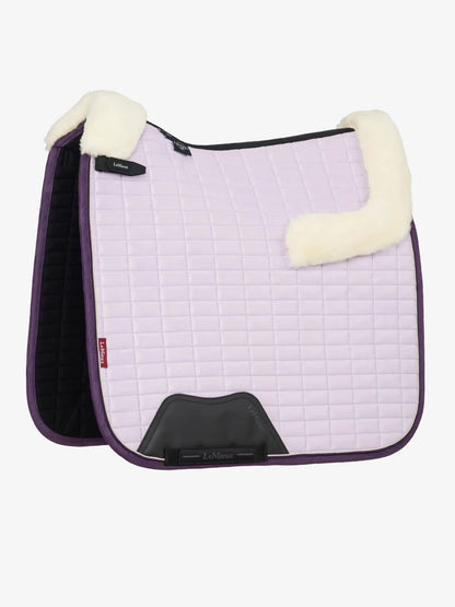 LeMieux Merino+ Suede Dressage Square Lilac
