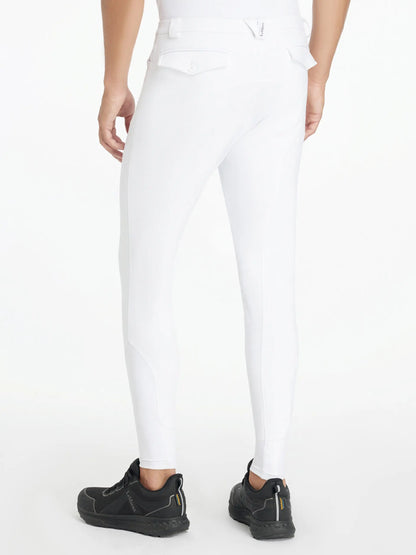 LEMIEUX Mens Full Seat Sports Breech in White: Stylish, Durable Breeches for Men