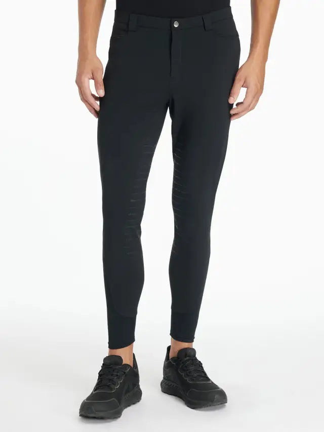 LeMieux Mens Full Seat Sports Breech Black - Riding Legwear AW25 Clothing 28"