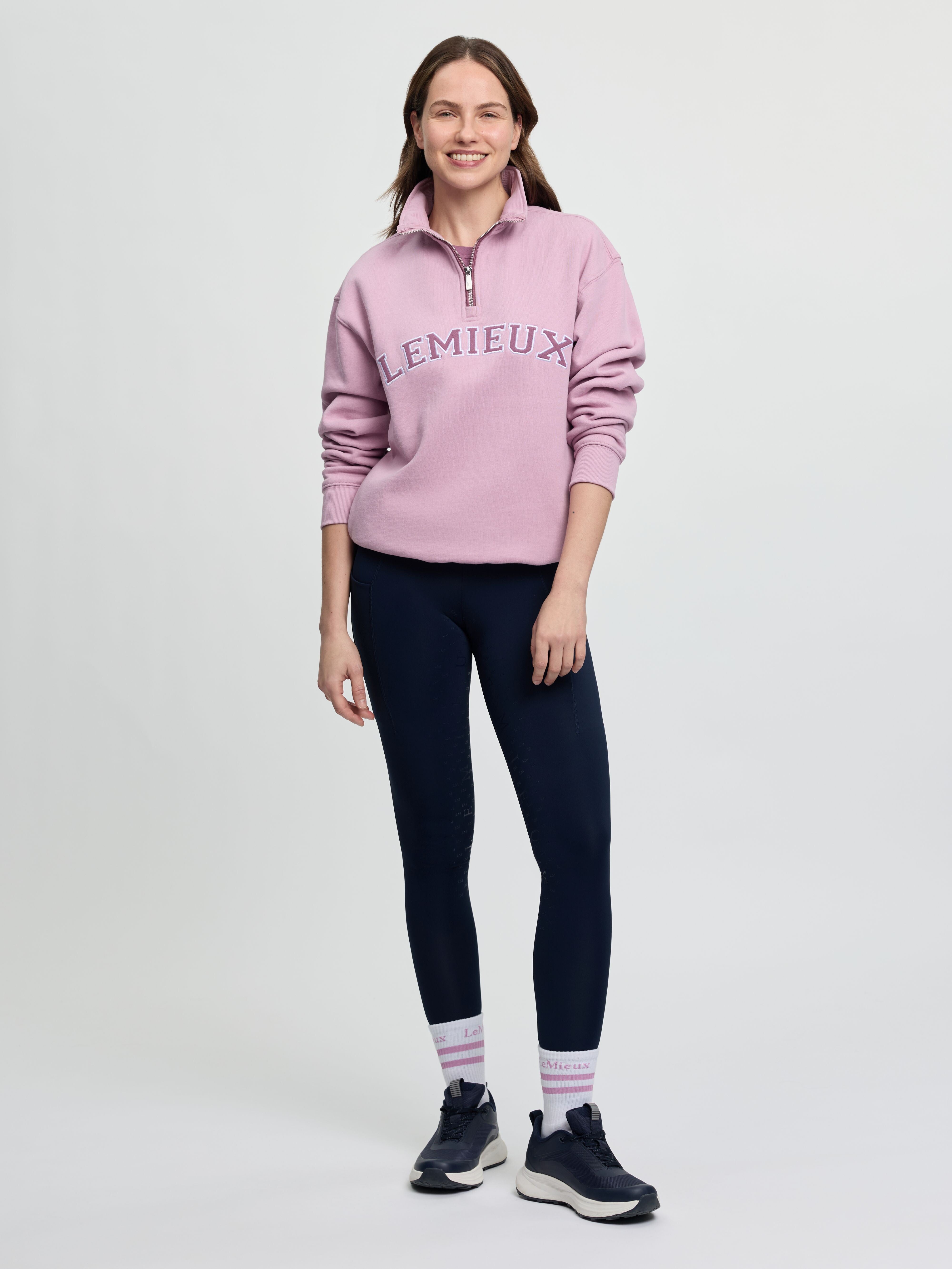 LeMieux Kelsie Quarter Neck Sweat Fondant