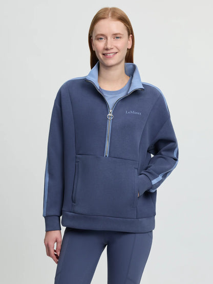 LeMieux Connie Half Zip Sweat Shadow | Equiflair