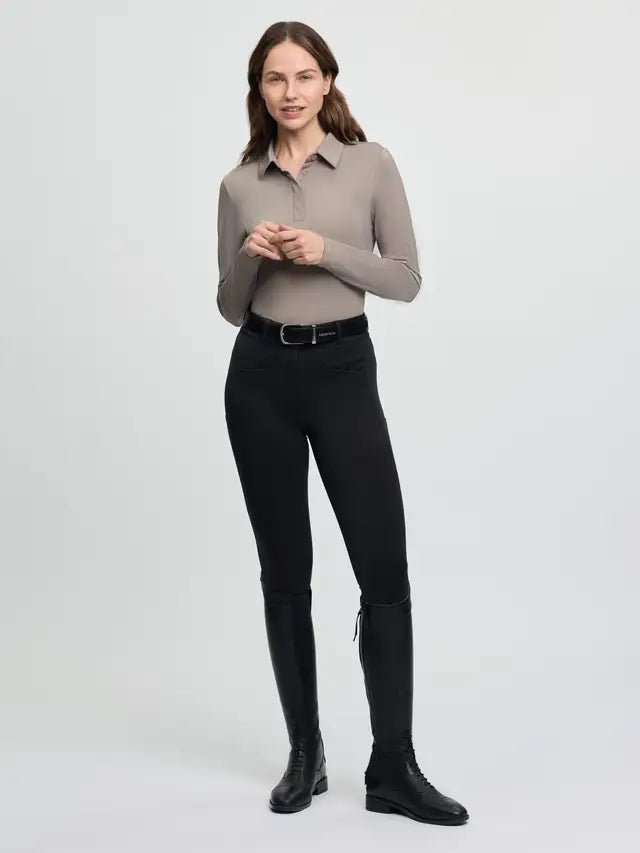 LeMieux Sarah Shirt Base Layer Pecan | Equiflair