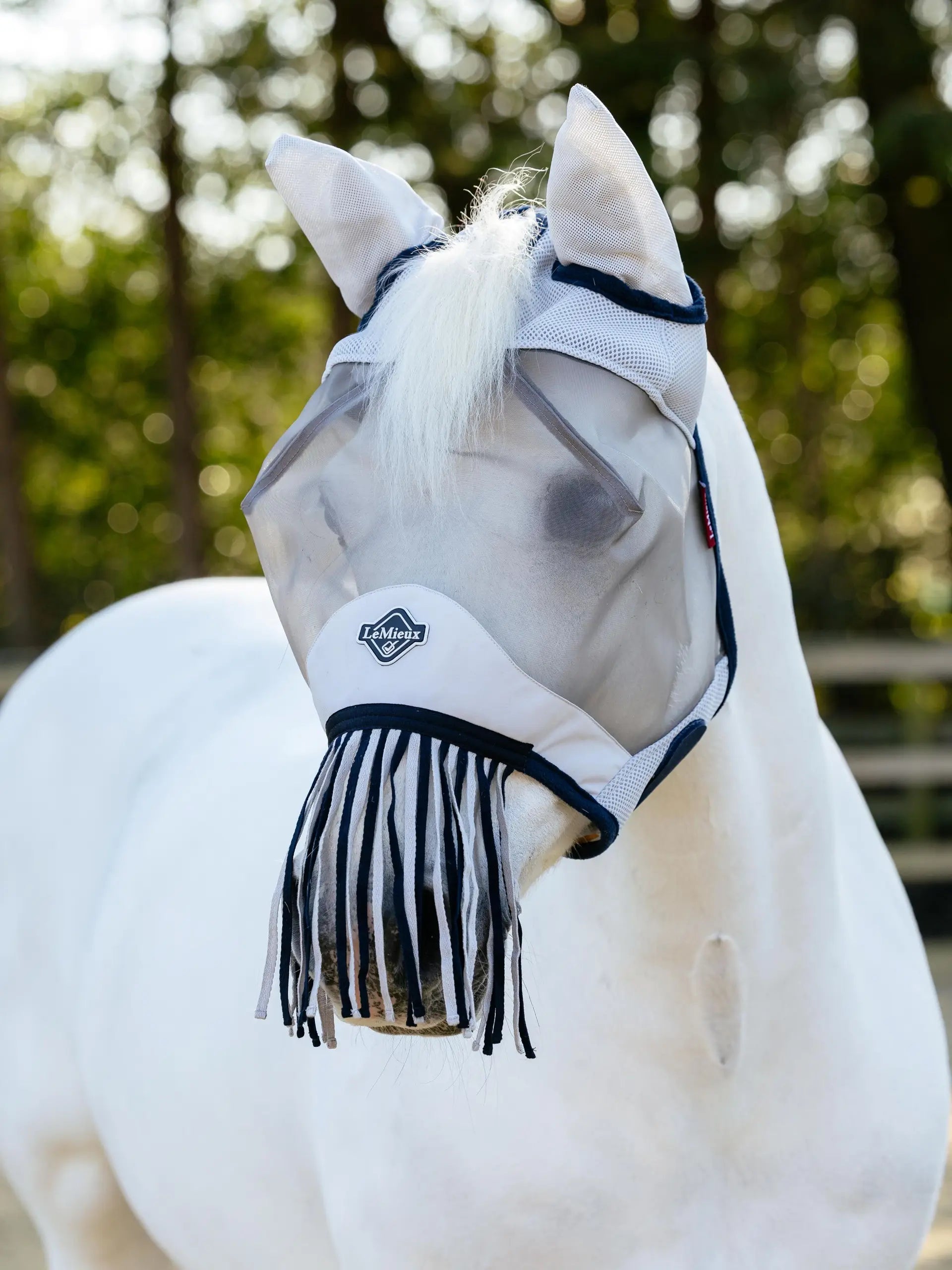 LeMieux Fringe Fly Mask Navy