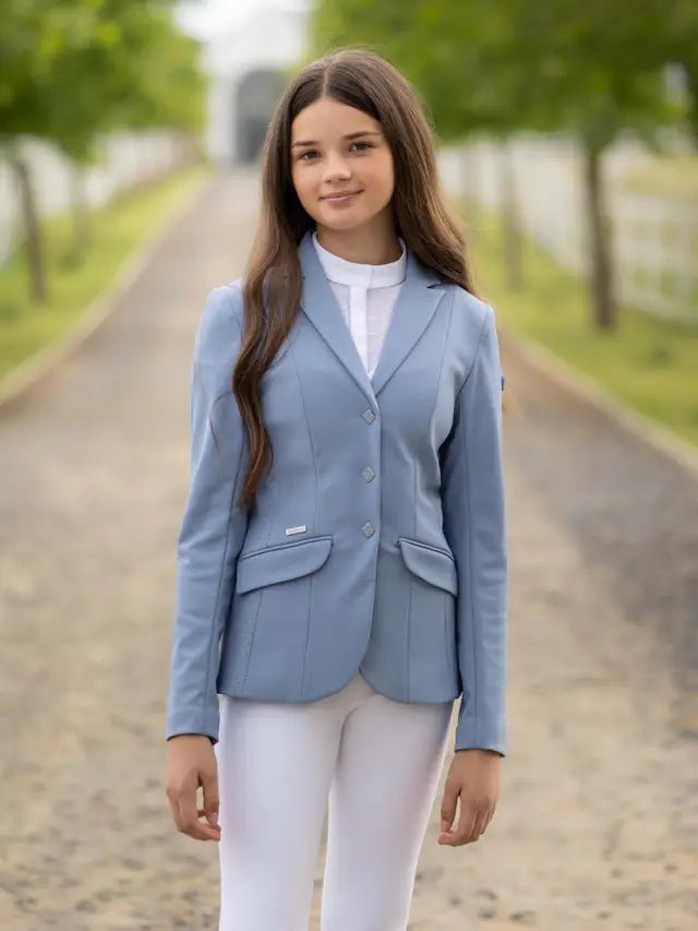 LeMieux Young Rider Kennedy Show Jacket Powder Blue | Equiflair