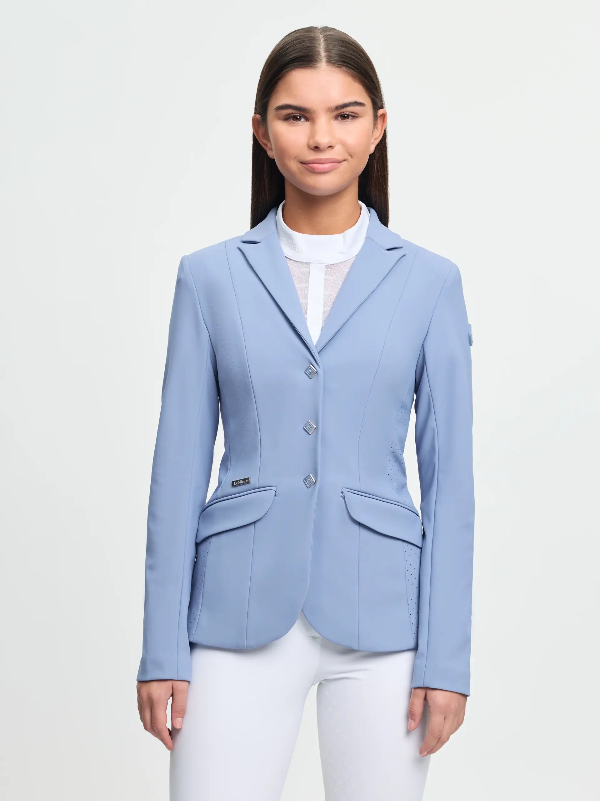 LeMieux Young Rider Kennedy Show Jacket Powder Blue | Equiflair