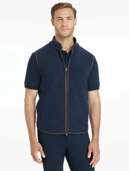 LeMieux Mens Fleece Gilet Navy