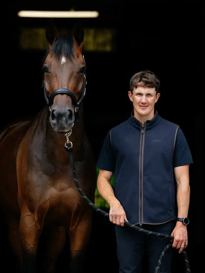 LeMieux Mens Fleece Gilet Navy