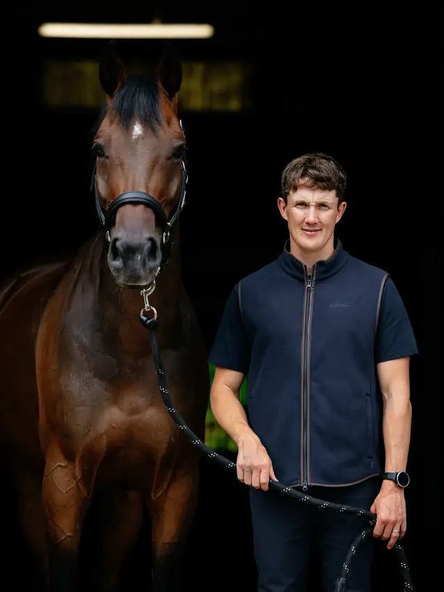 LeMieux Mens Fleece Gilet Navy