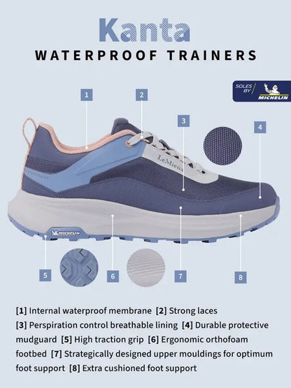 LeMieux Kanta Waterproof Trainers Shadow | Equiflair