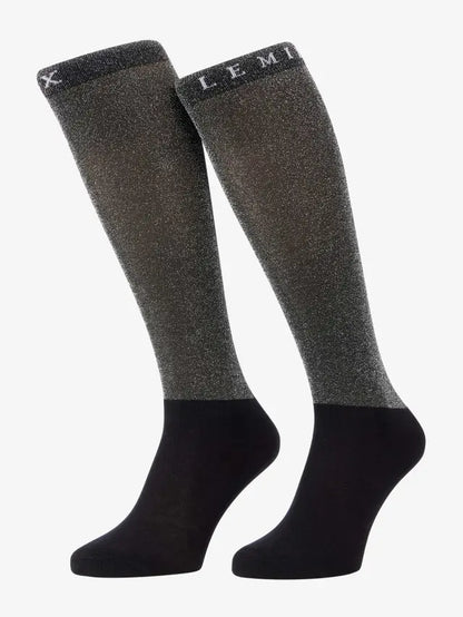 LeMieux Brilliance Competition Socks Black