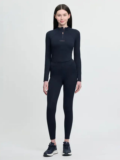LeMieux Young Rider Sparkle Orla Navy Glitter Riding Leggings - Equestrian Apparel