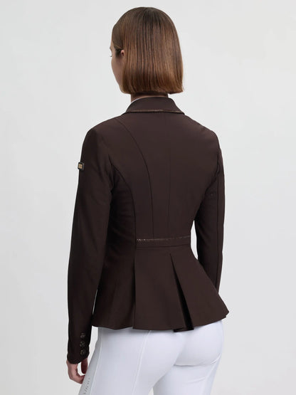 LeMieux Brilliance Diana Ladies Show Jacket Espresso - Back View