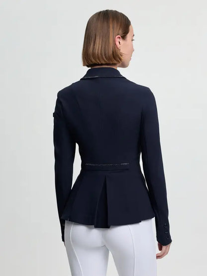 LeMieux Brilliance Diana Ladies Show Jacket Navy | Equestrian Horse Riding Apparel with Sparkle