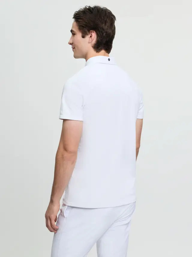 LeMieux Mens Short Sleeve Show Shirt White