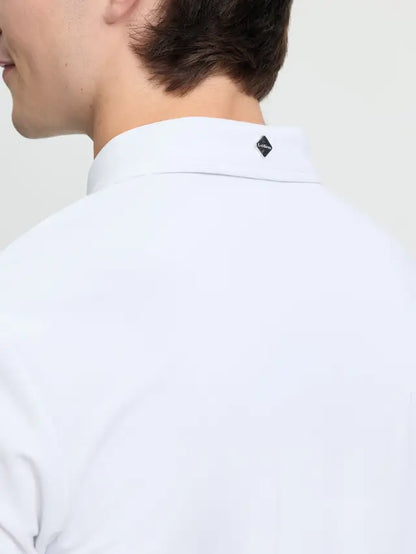 LeMieux Mens Short Sleeve Show Shirt White
