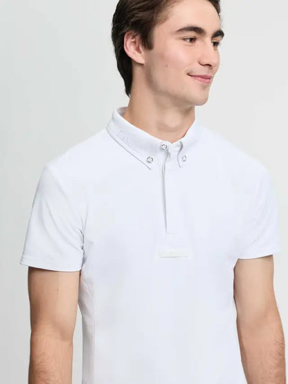 LeMieux Mens Short Sleeve Show Shirt White