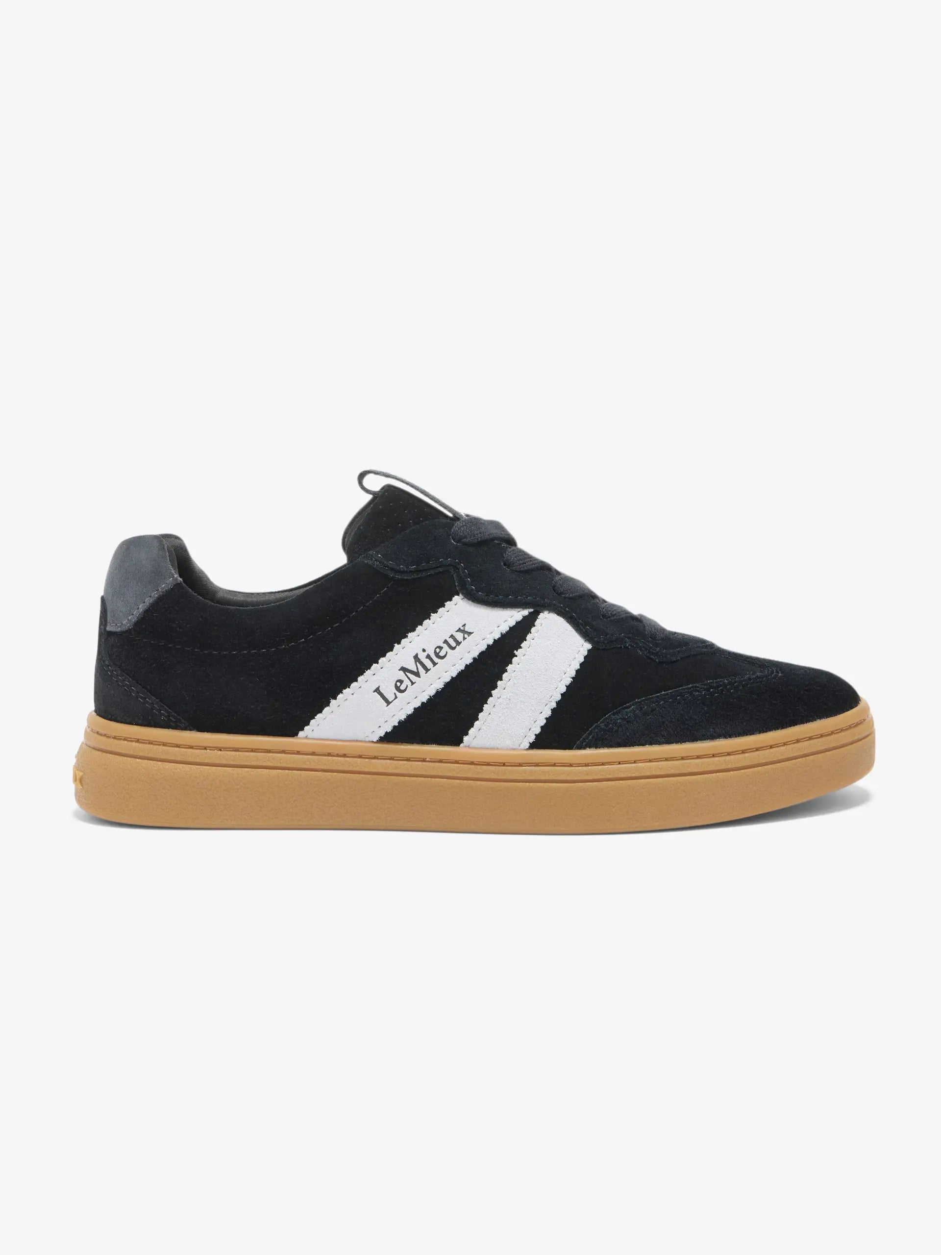 LeMieux Stockbridge Suede Lifestyle Trainers Black | Equiflair