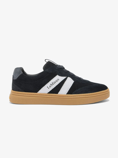 LeMieux Stockbridge Suede Lifestyle Trainers Black | Equiflair
