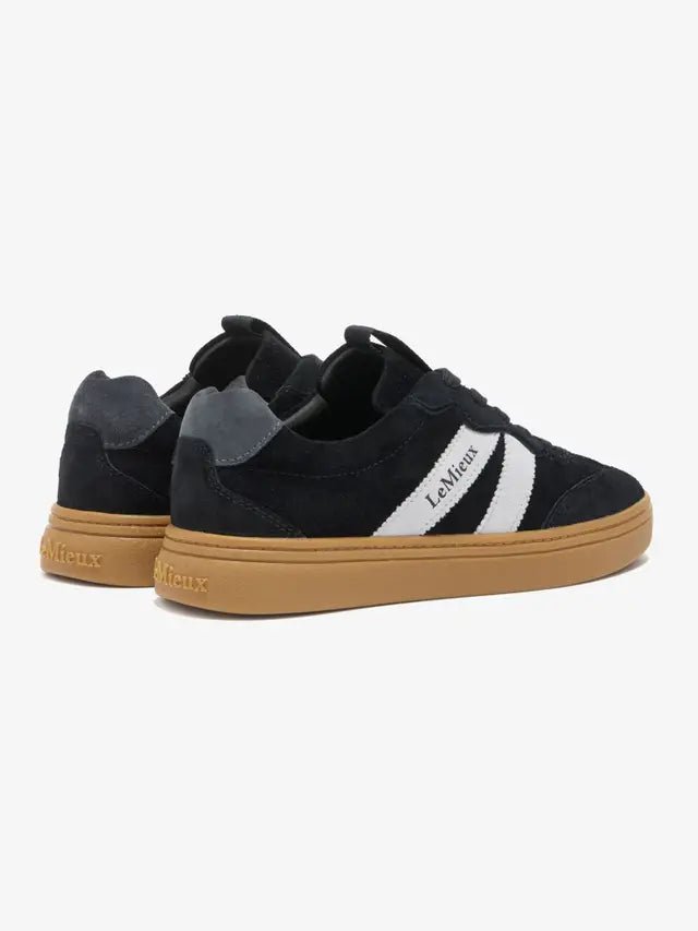 LeMieux Stockbridge Suede Lifestyle Trainers Black | Equiflair