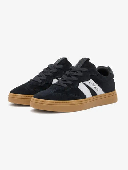 LeMieux Stockbridge Suede Lifestyle Trainers Black | Equiflair