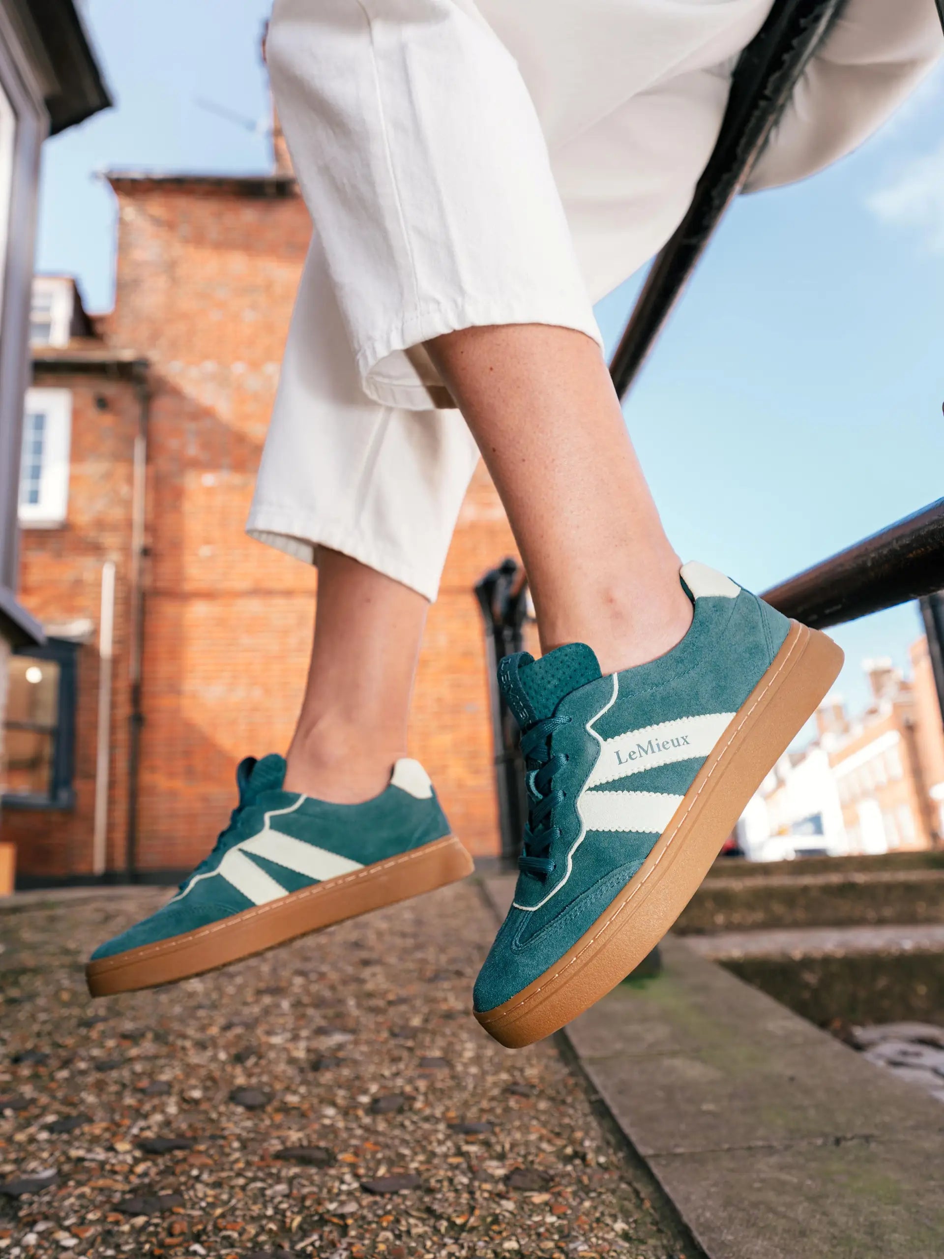 LeMieux Stockbridge Suede Lifestyle Trainers Jungle | Equiflair