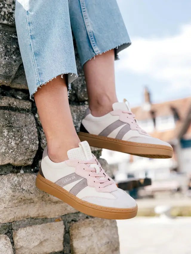 LeMieux Stockbridge Suede Lifestyle Trainers Stone | Equiflair