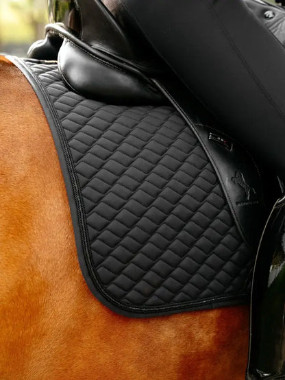 LeMieux Brilliance Dressage Square Saddle Pad in Black - Equestrian Competition Gear