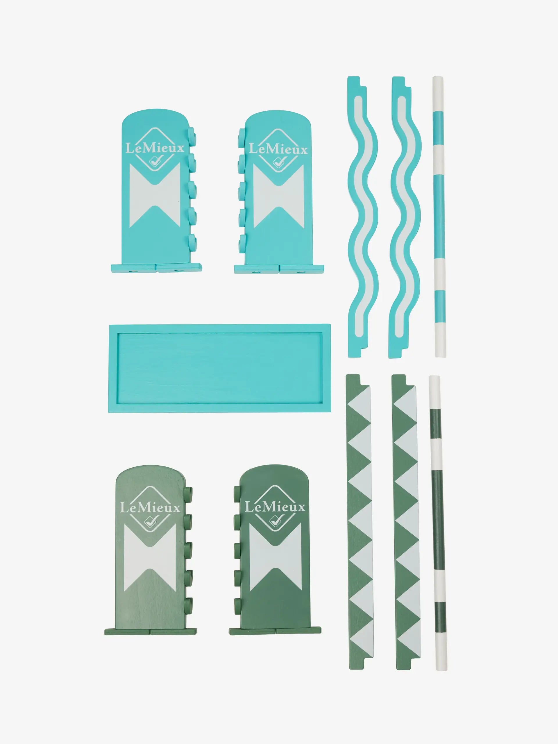 LeMieux Toy Pony Jump Set Azure/Sage/White | Equiflair