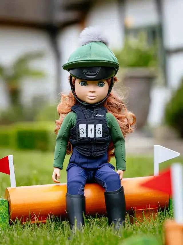 LeMieux Toy Rider Body Protector & Number Bib 316 - Doll Equestrian Eventing Gear