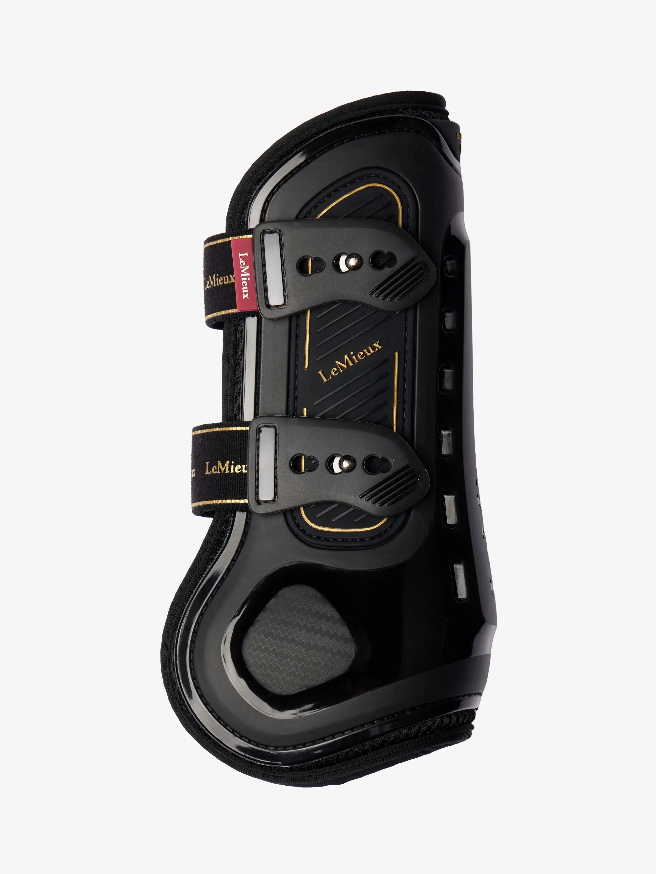 LeMieux Impact Pro Tendon Boot Black | Shock-Absorbing Equestrian Leg Protection