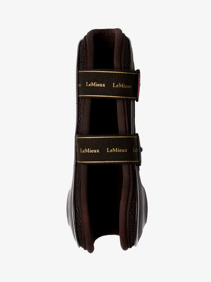 LeMieux Impact Pro Tendon Boot Brown for horses | Shock-absorbing equestrian leg protection