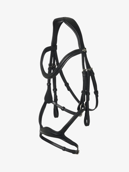 LeMieux Kudos Sport Bridle Black/Silver - Anatomical design for horse comfort during training and competition.