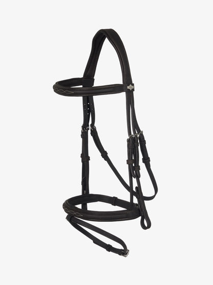 LeMieux Arika Classique Flash Bridle Brown