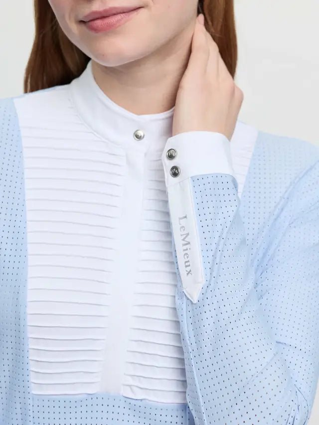 LeMieux Arielle Long Sleeve Show Shirt Mist | Equiflair